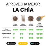 Aprovecha los beneficios de la chía molida