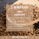 Aprovecha los beneficios del trigo sarraceno