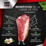 Atibórrate de beneficios con la carne asada