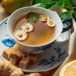Beneficios a tu alcance: Infusión de jengibre y manzanilla