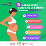 Beneficios de caminar durante el embarazo