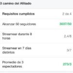 Beneficios de ser afiliado en Twitch