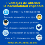 Beneficios para los ciudadanos españoles