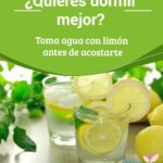 Mejora tu salud con agua de limón antes de dormir