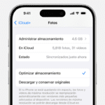 Optimiza tus datos con iCloud