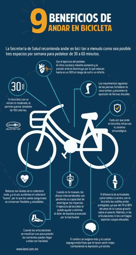 Pedaleando hacia la salud: beneficios de usar la bicicleta al aire