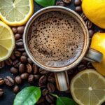 Potencia tus días con agua-café y limón