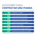 Razones para confiar en una fianza