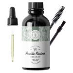Secretos del aceite de ricino para pestañas y cejas