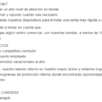 Ventajas laborales en Inditex