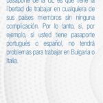 Ventajas para ciudadanos europeos