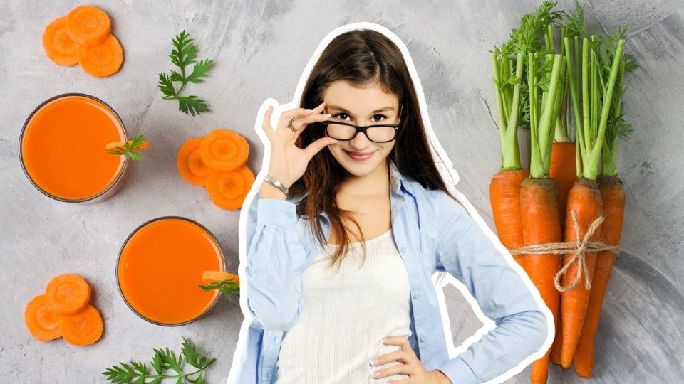 Visión saludable con zanahorias